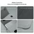 Nillkin Versatile Pro 16.2 Inch Laptop Case Multifunctional EVA Drop-Protected Bag with Magnetic Handle - Grey